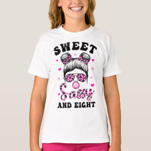 T-shirt Sweet Sassy Et Huit Lunettes De Soleil Bun Leopard