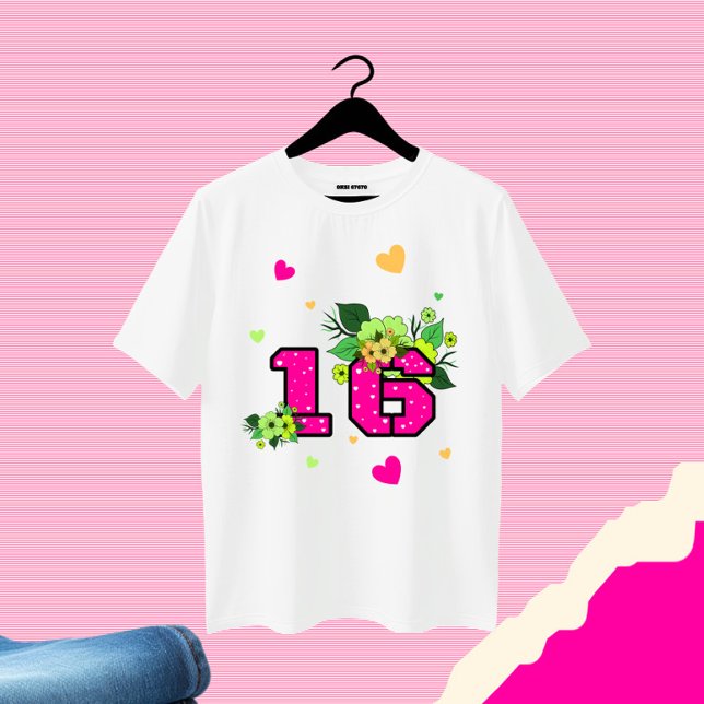 T-shirt Sweet sixteen (Créateur téléchargé)