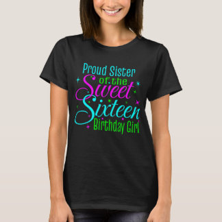 T-shirt Sweet sixteen 16 Fier anniversaire fille