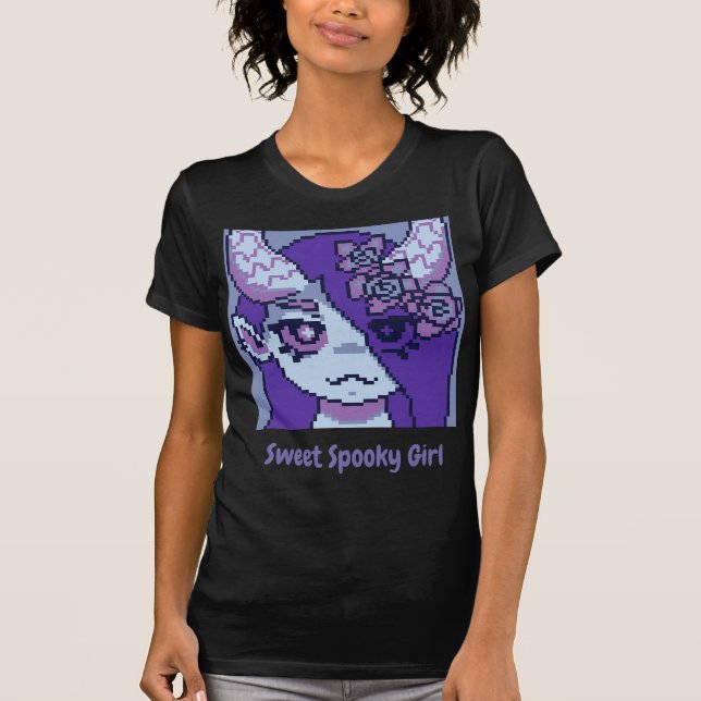 T-shirt Sweet Spooky Girl Halloween (série télévisée d'art (Devant)