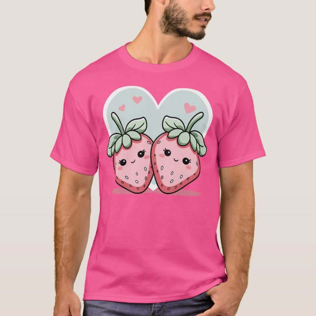 T-shirt Sweet Strawberry Love (Devant)
