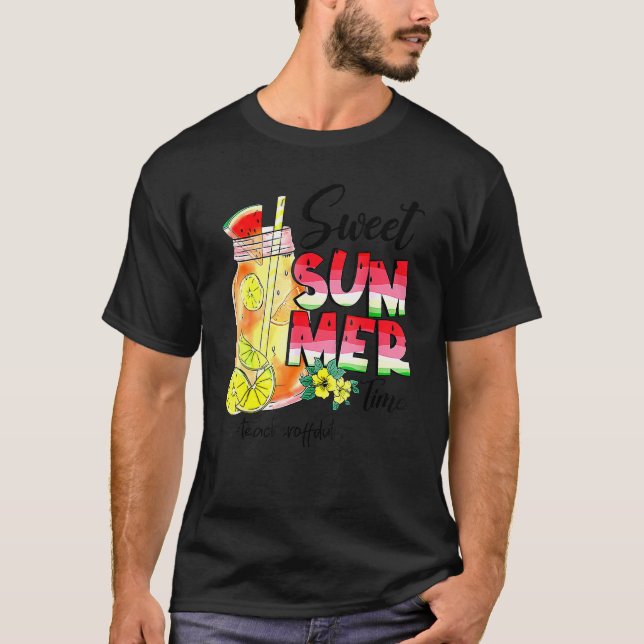 T-shirt Sweet Summer School Enseignant Tee - shirt Waterme (Devant)