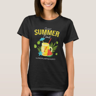 T-shirt Sweet Summer Time Lemonade Lunch Lady Off Duty Sum