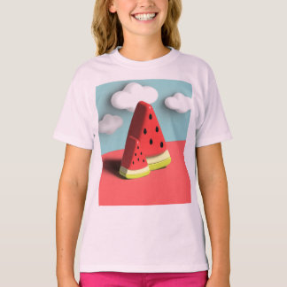 T-shirt Sweet Summer Watermelon Girls' T-Shirt"