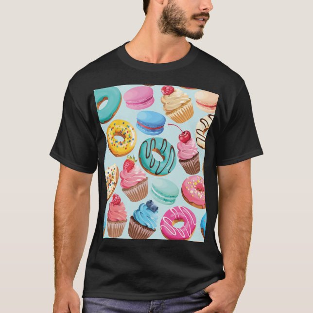T-shirt Sweet Sweet Sweets : Motif de Delight. (Devant)