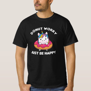 T-shirt Sweet Unicorn Animaux Drôle En Rose De Donut