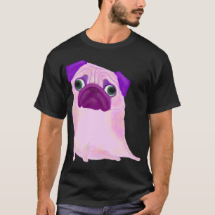 T-shirt Sweet Violet Pug - Art de nurserie moderne excentr