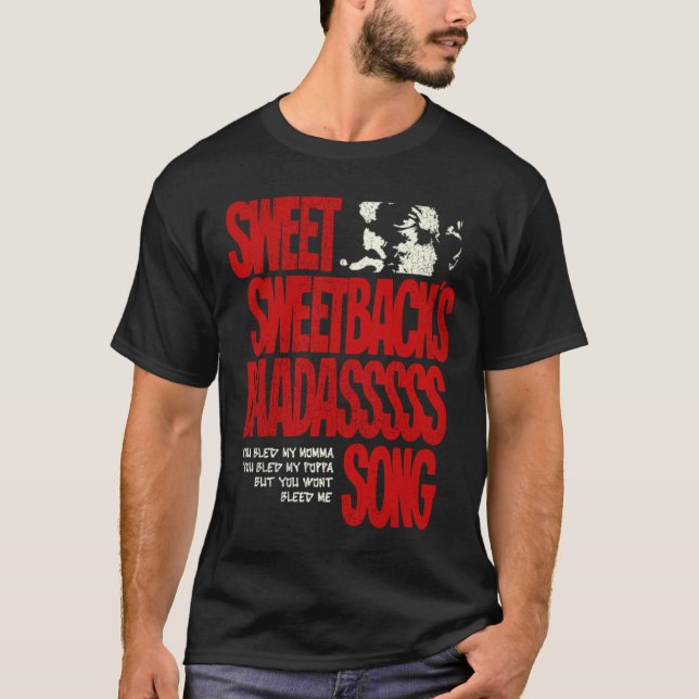 T-shirt Sweetbacks Badigeonnettes chansons (Devant)