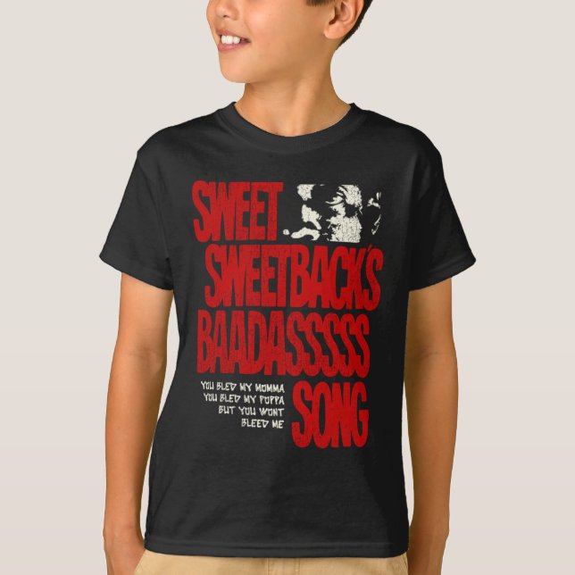 T-shirt Sweetbacks Badigeonnettes chansons (Devant)