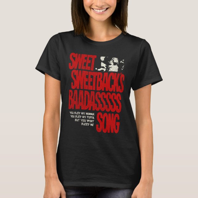 T-shirt Sweetbacks Badigeonnettes chansons (Devant)