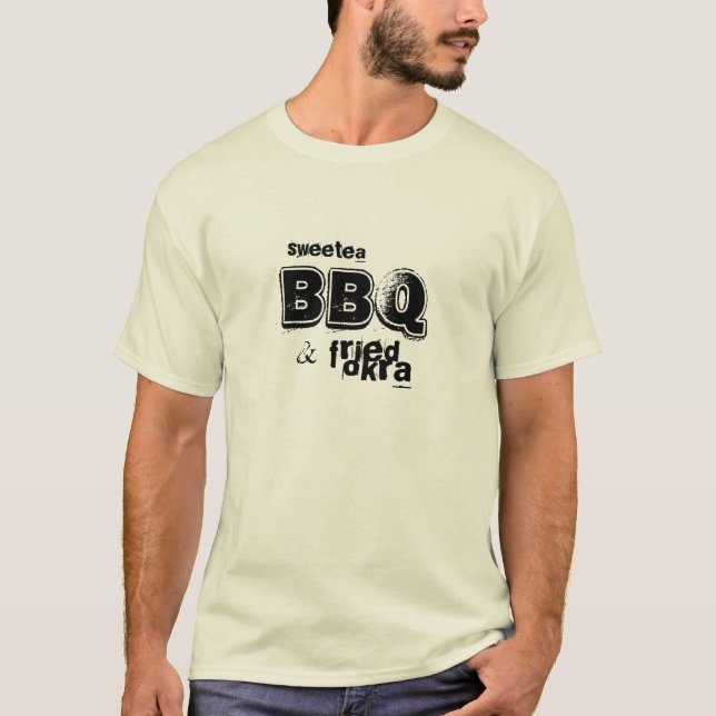 T-shirt sweetea, BBQ et gombo frit (Devant)