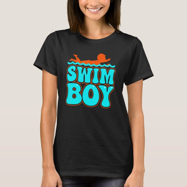 T-shirt Swim Boy 10 (Devant)