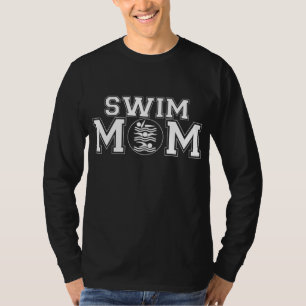 T-shirt Swim Maman rencontre le cadeau de nage de la mère