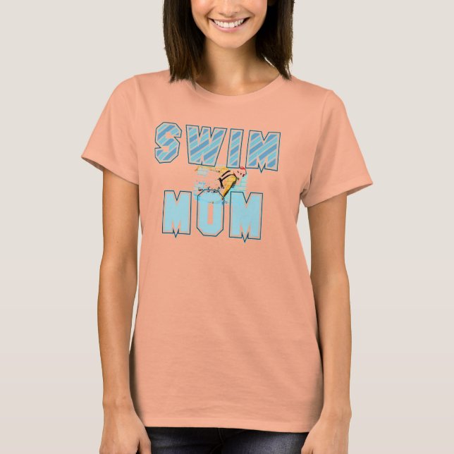 T-SHIRT SWIM MOM LADIES (Devant)