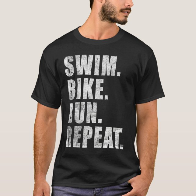 T-SHIRT SWIMMING CYCLING RUNNING KONA 2023 TRIATHLETE MENS (Devant)