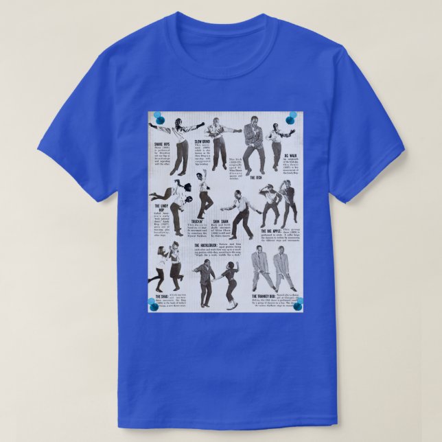T-shirt Swing Dance instructive Pictorial (Design devant)