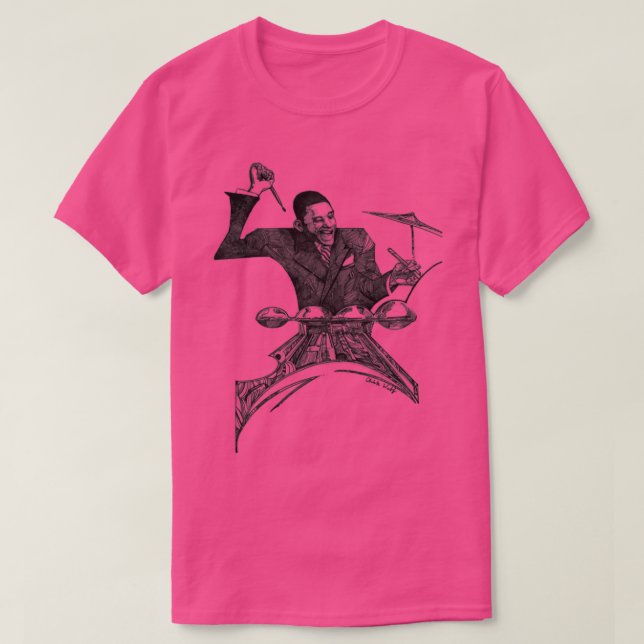 T-shirt Swing Jazz Drummer Chick Webb (Design devant)