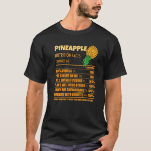 T-shirt Swinger Nutrition Facts Upside Down Pineappy Men