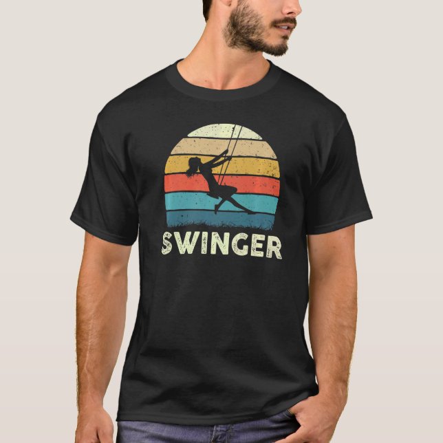 T-shirt Swinger Polyamory Couple Swwing Swwing (Devant)