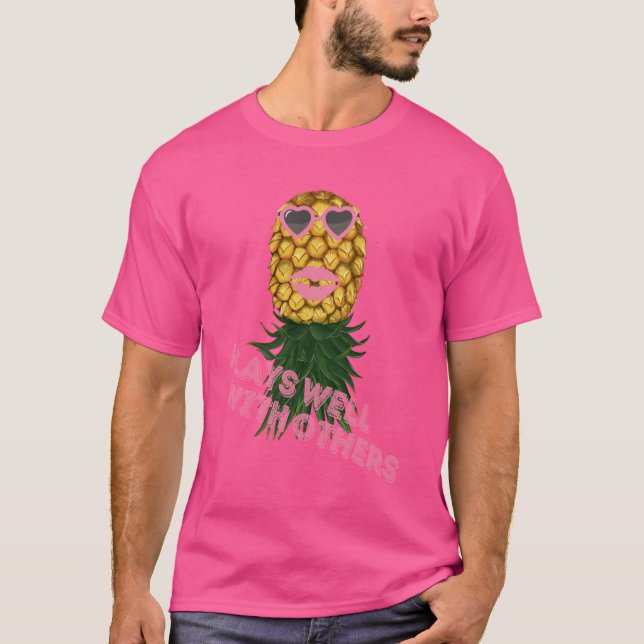 T-shirt Swingings joue bien avec d'autres, Upside down pin (Devant)