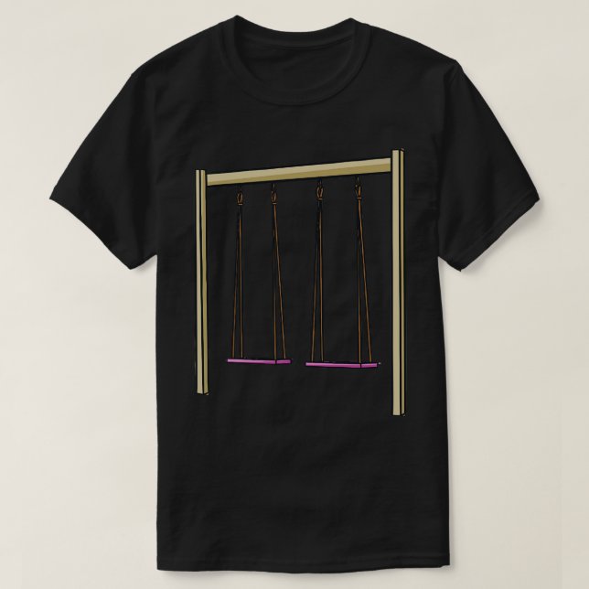 T-shirt Swings Playground Park Swing (Design devant)
