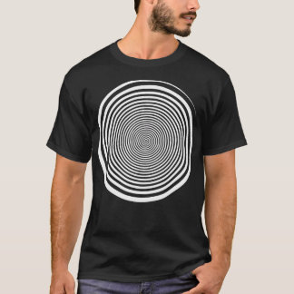 T-shirt Swirl blanc SHypnosis Hypnotique Trance Trippy Swi