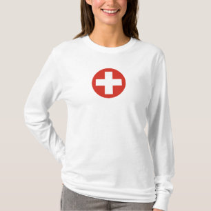 T-shirt Switzerland country flag roundel