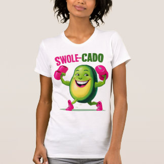 T-shirt Swole-cado - Amusant Poids Avocado Design