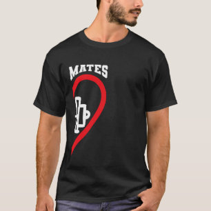 T-shirt Swole Mates Cute Workout Matching Couples Valentin