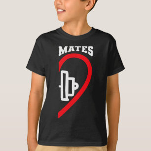 T-shirt Swole Mates Cute Workout Matching Couples Valentin