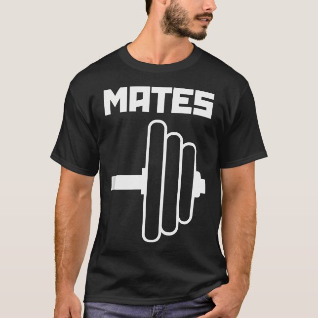 T-shirt Swole Mates Jolie Entraînement Couples Valentines  (Devant)