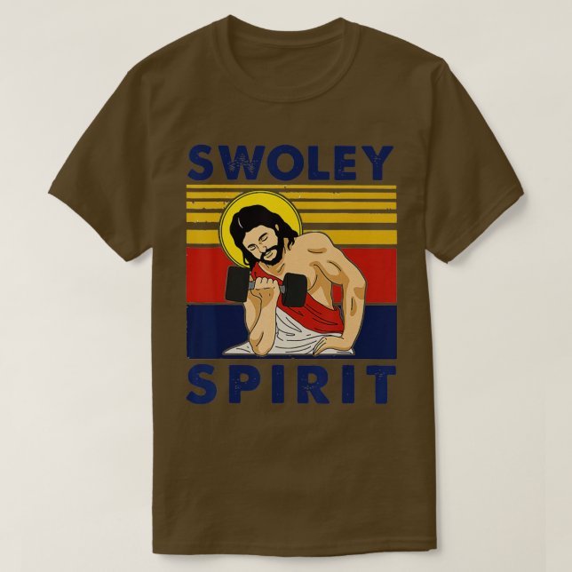 T-shirt Swoley Spirit WEIGHT LIFTING Jesus Swoley Spirit  (Design devant)