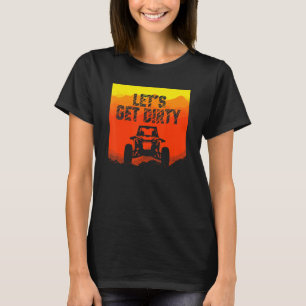 T-shirt SxS Obtenir Dirty Mountains coucher de soleil