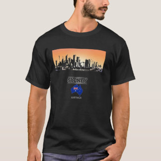 T-shirt sydney australia Skyline Vacances Souvenir ville