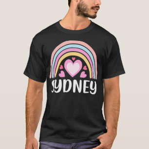 T-shirt Sydney Australie pour les femmes Rainbow Hearts Pu