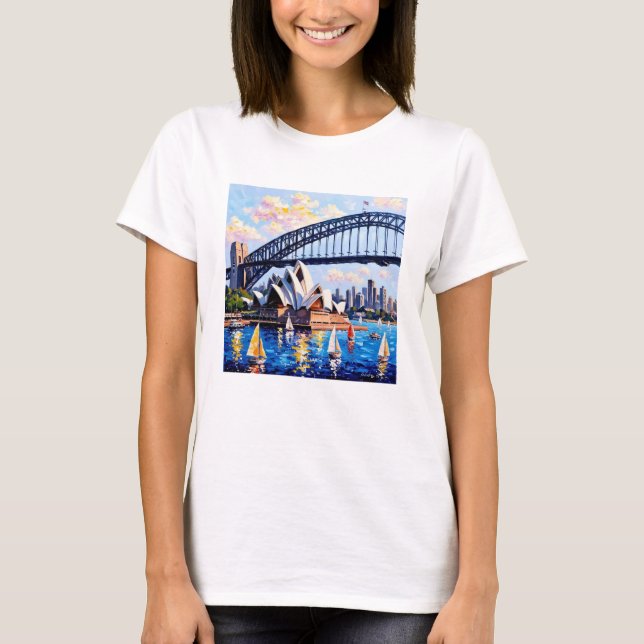 T-shirt Sydney Harbour Vibrance Tee (Devant)
