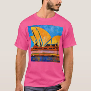 T-shirt Sydney Opera House I Love Australia Cultural Icon