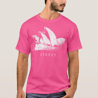 T-shirt Sydney Opera House Vintage Skyline Australia Trip
