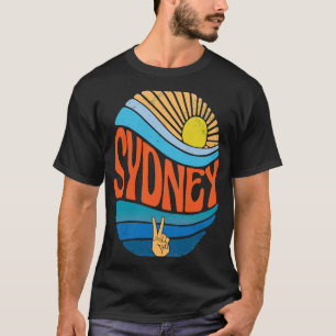 T-shirt Sydney Vintage Sunset Sydney Super Tie Dye