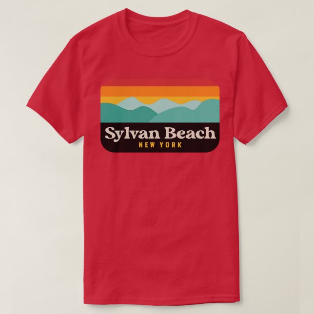 T-shirt Sylvan Beach NY Upstate New York Utica Syracuse (Design devant)