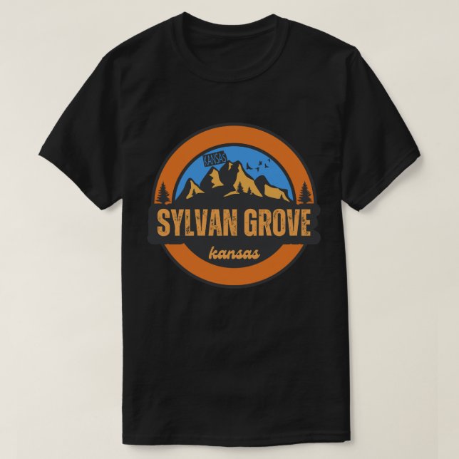 T-shirt Sylvan Grove, Kansas (Design devant)