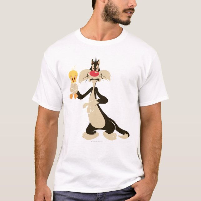T-shirt SYLVESTER™ avec TWEETY™ (Devant)