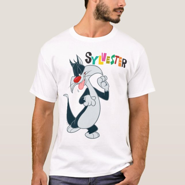T-shirt Sylvester Paw Up (Devant)