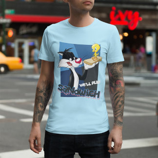 T-shirt SYLVESTER™ & TWEETY™ "Nous allons jouer au sandwic