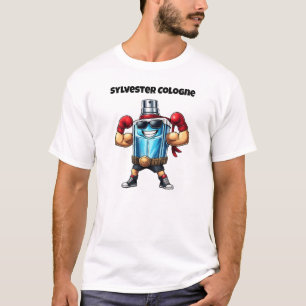 T-shirt Sylvestre Cologne – Flacon de Cologne drôle de des