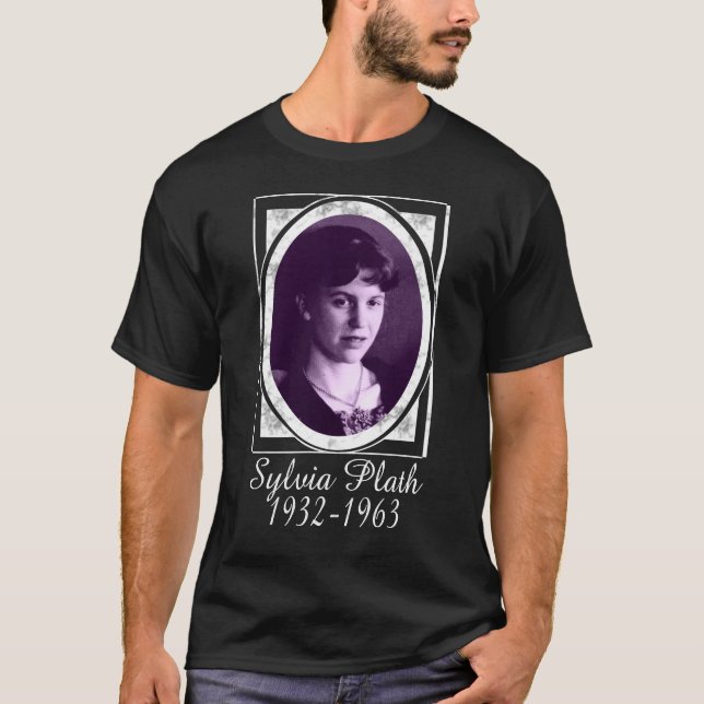 T-shirt Sylvia Plath (Devant)