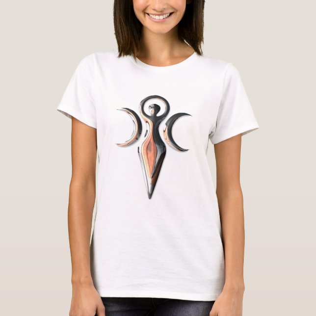 T-shirt Symbole 07K de déesse de Wiccan (Devant)