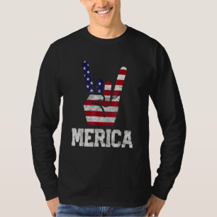 T-shirt SYMBOLE 4 juillet MERCI DE LA ROCHE DE L'Amérique