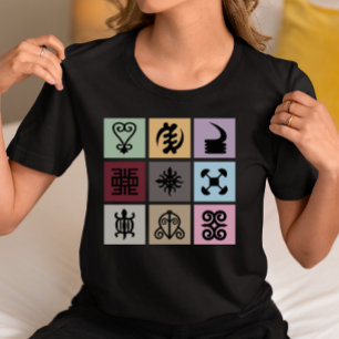 T-shirt Symbole Adinkra du Ghana - Patrimoine africain et 