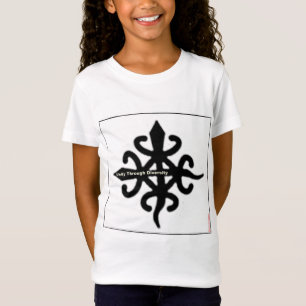 T-Shirt Symbole africain d'Adinkra : L'unité par la divers